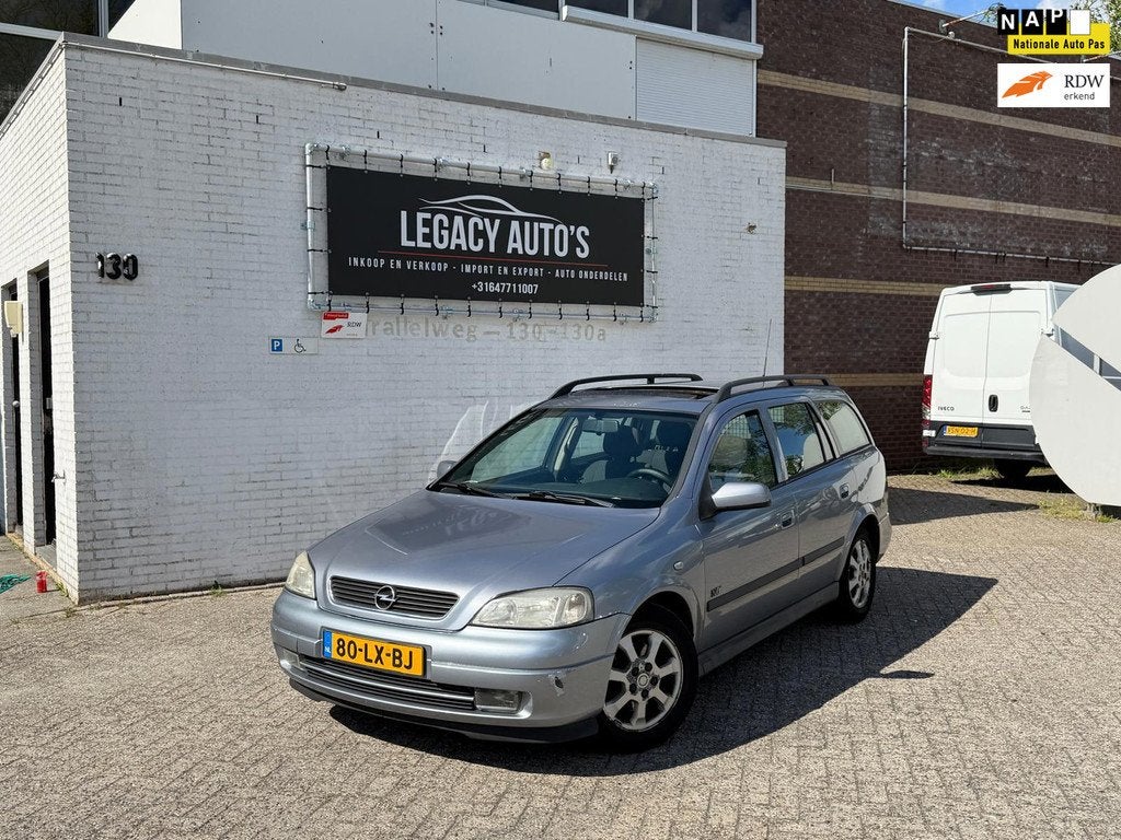 Opel Astra Wagon 1.8-16V Njoy - APK 06/2027 - AIRCO - OPEN D, Auto's, Opel, Bedrijf, Te koop, Astra, ABS, Airbags, Airconditioning