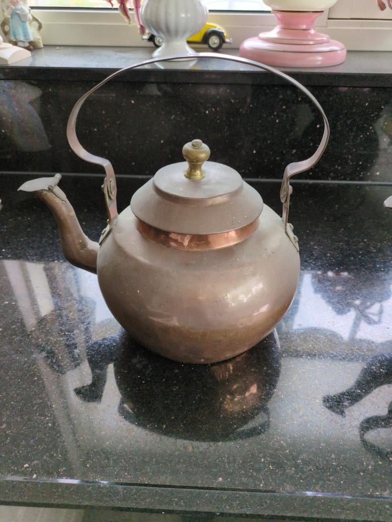 Antieke koperen appel ketel, Antiek en Kunst, Ophalen of Verzenden