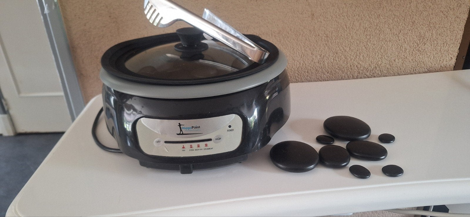 hotstone pan, Ophalen, Zo goed als nieuw
