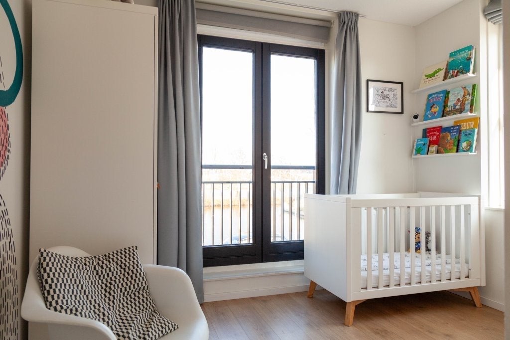 Complete Bopita Fenna babykamer wit/naturel + schommelstoel, Ophalen, Gebruikt, Jongetje of Meisje