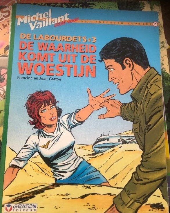 de waarheid komt uit de woestijn michel vaillant k5, Eén stripboek, Ophalen of Verzenden, Zo goed als nieuw