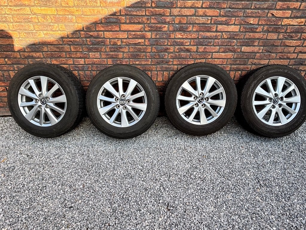 Set lichtmetalen velgen Mazda CX5 incl. winterbanden, Auto-onderdelen, Ophalen, Gebruikt, Velg(en), 17 inch