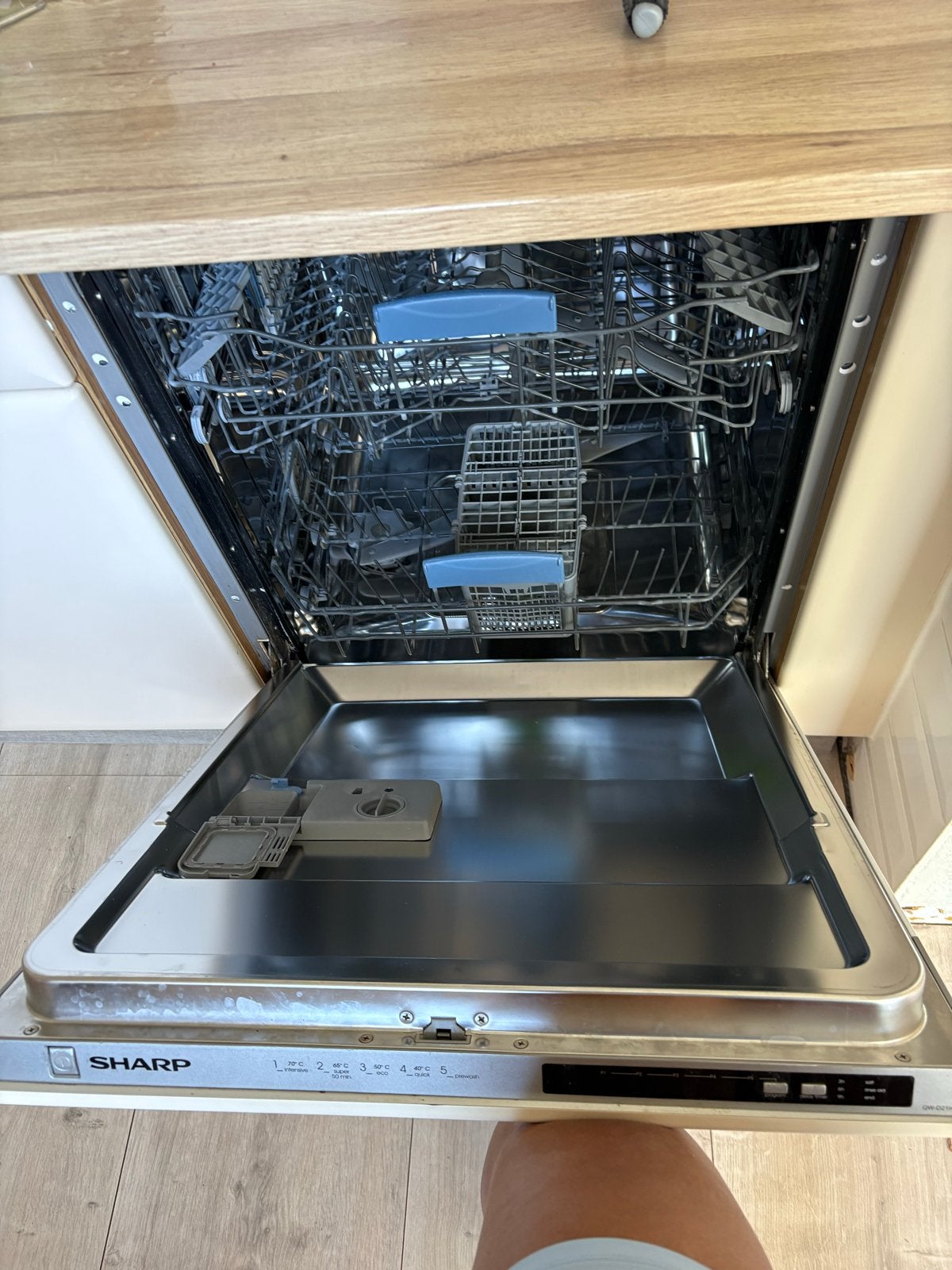 Sharp Inbouw Vaatwasser - Efficiënt en Compact, Witgoed en Apparatuur, Vaatwasmachines, Ophalen, Gebruikt, 60 cm of meer, Inbouw