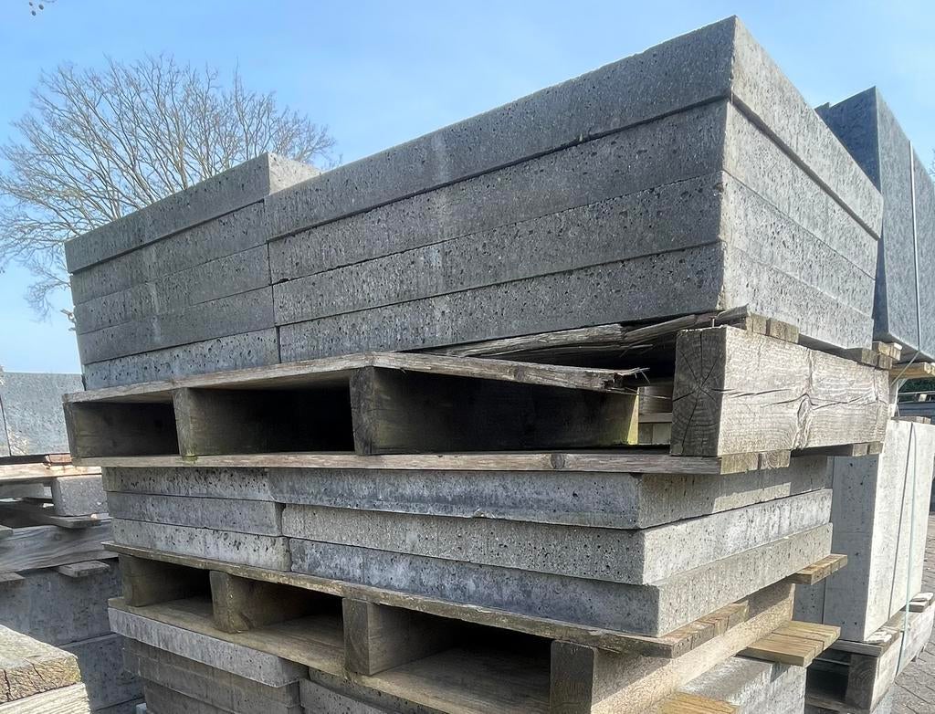 18 stuks Oud Hollandse tegels 60x60x5cm Antraciet RESTPARTIJ, Ophalen, Nieuw, Beton, Terrastegels
