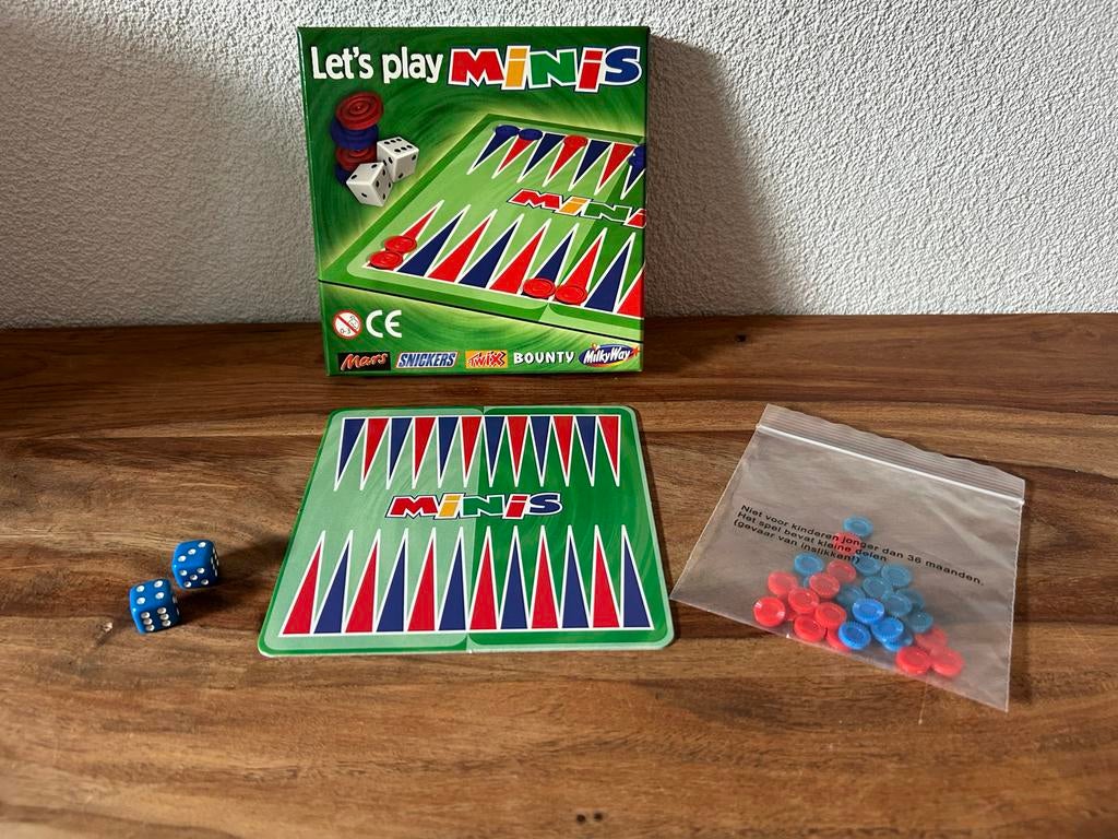 Leuk reisspel - backgammon, Een of twee spelers, Ophalen of Verzenden, Zo goed als nieuw, Reisspel