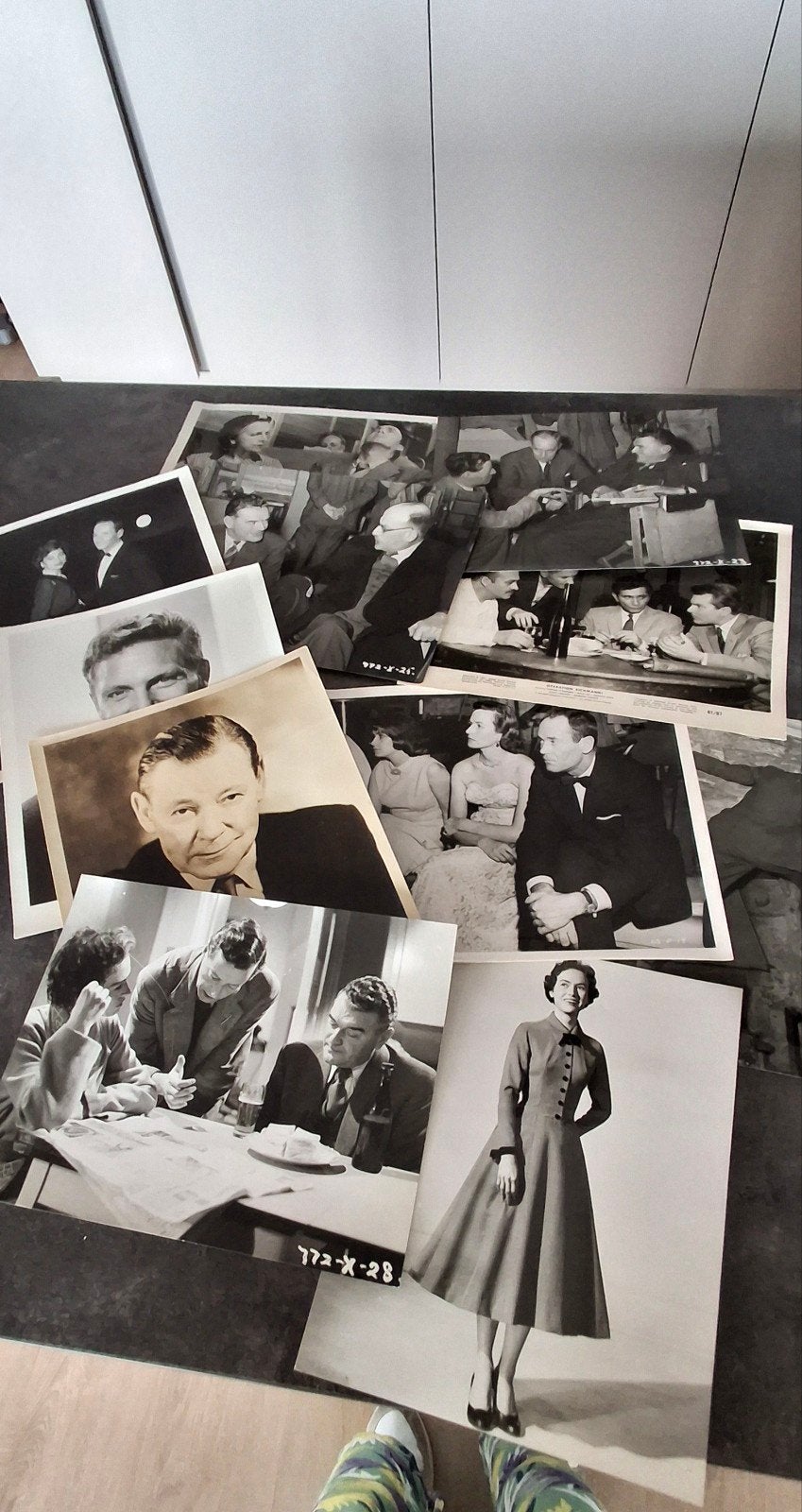 promotie foto's van bioscopen jaren 50 met stempels, Gebruikt, Verzenden, Foto, 1940 tot 1960