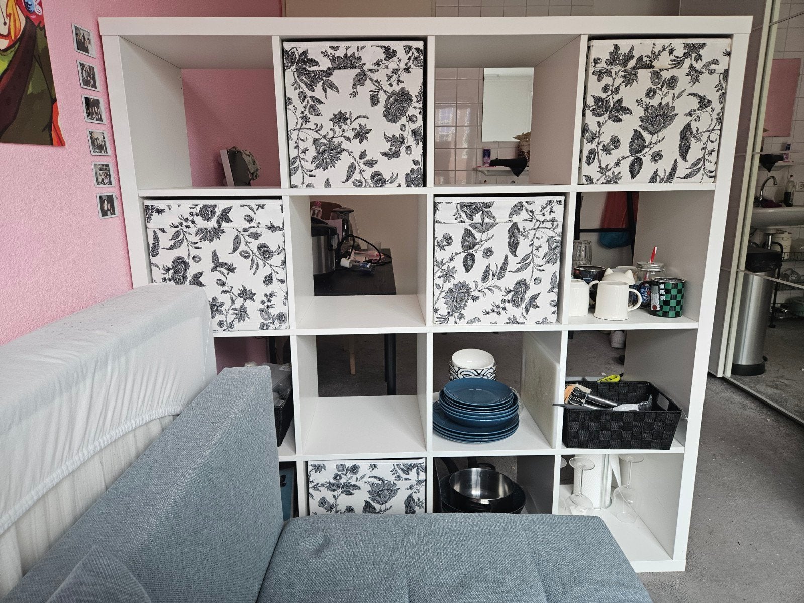 Kallax ikea kast 147x147cm exclusief stoffen lades, Ophalen