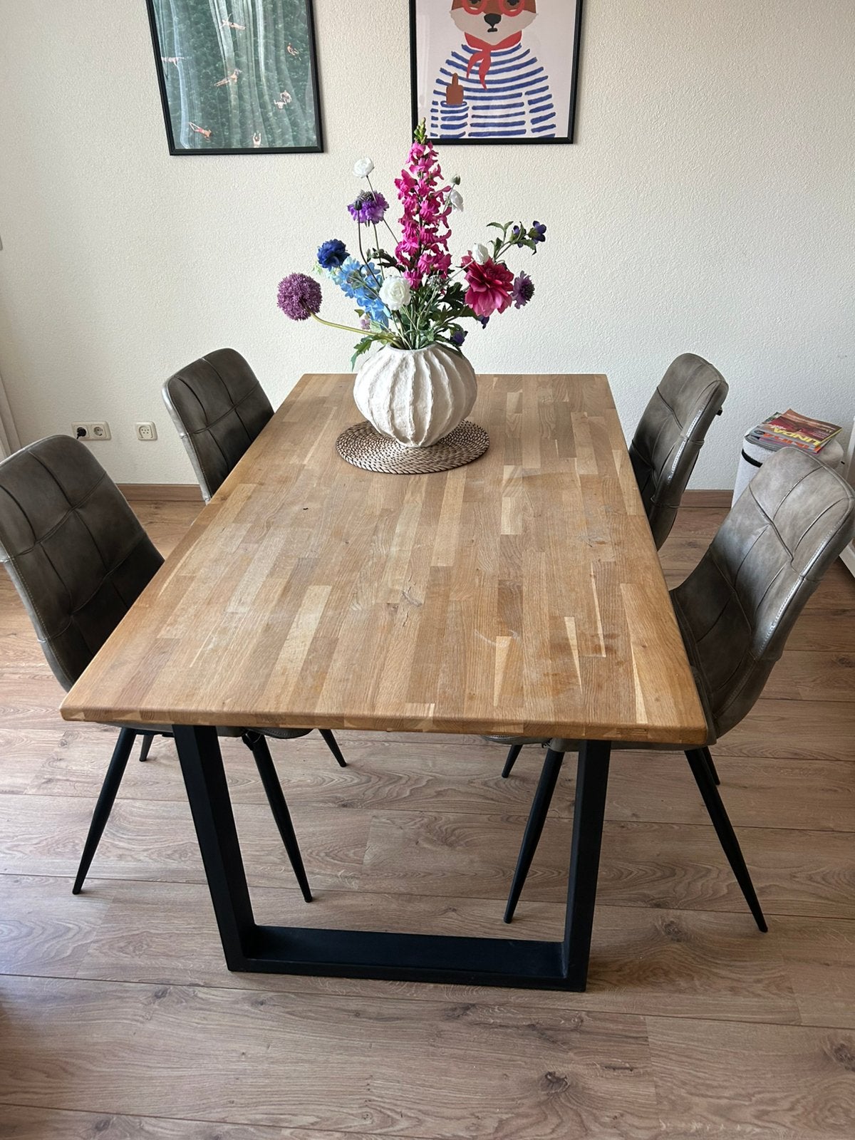 Tafel plus 4 stoelen, Huizen en Kamers, Enschede
