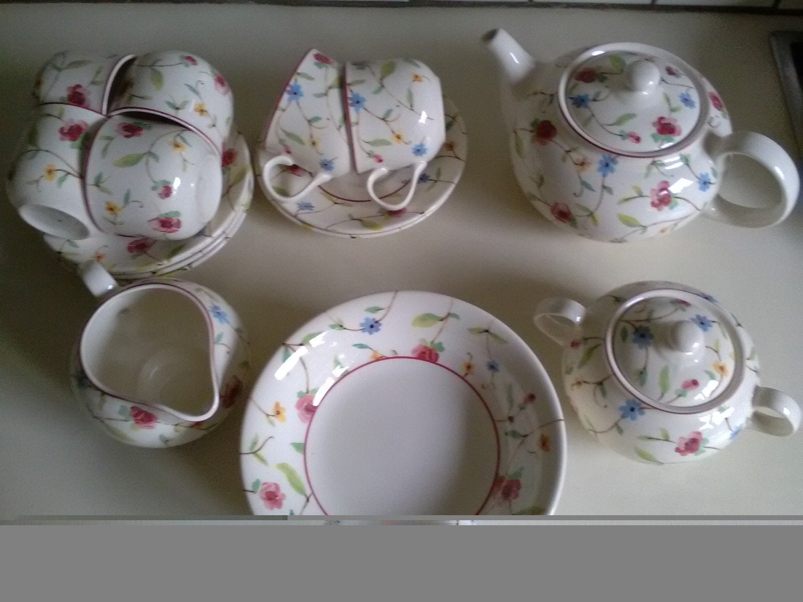Royal staffordshire  theeservies, Ophalen of Verzenden, Zo goed als nieuw, Overige stijlen, Kop(pen) en/of Schotel(s)
