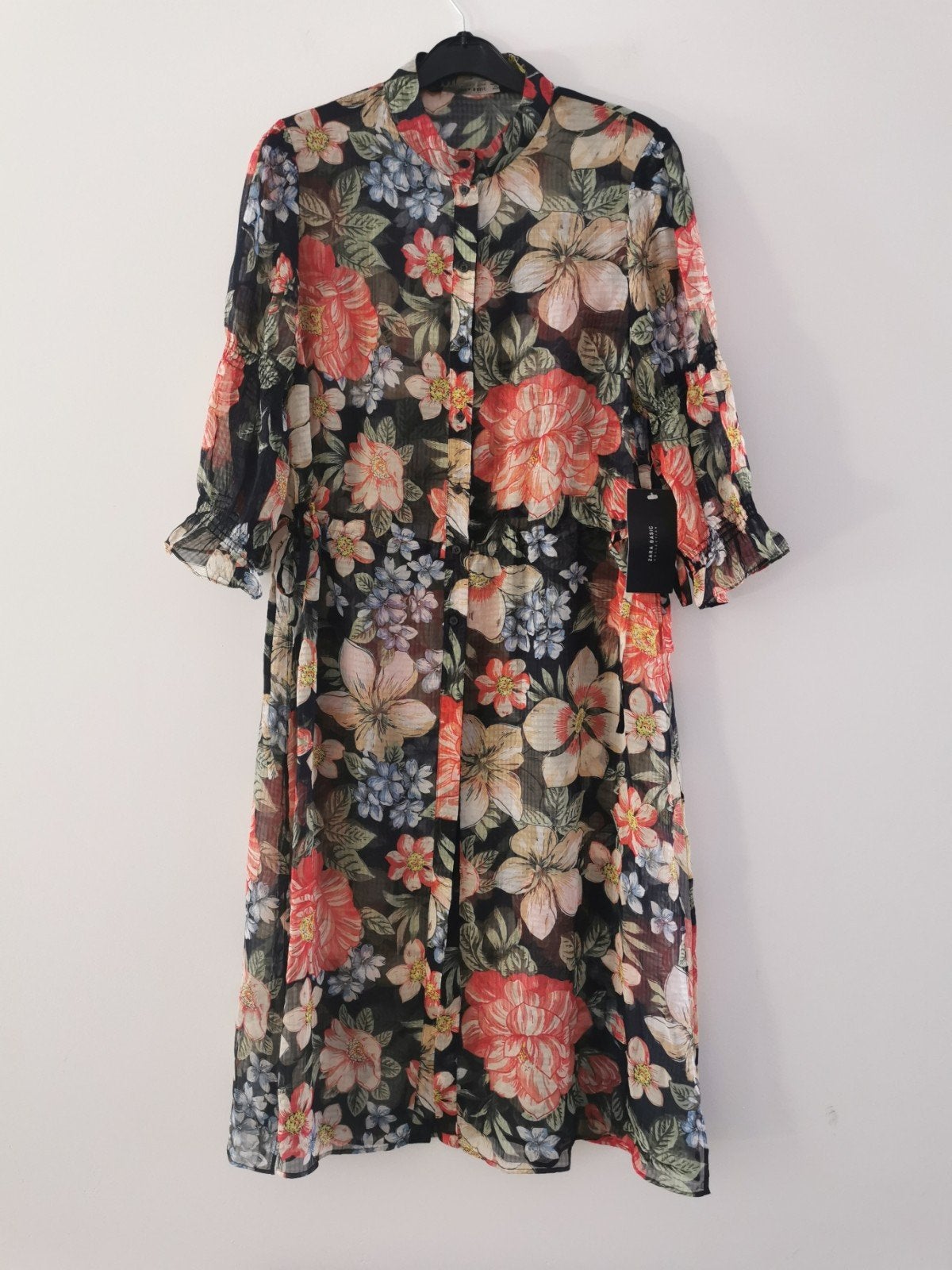 ZARA tuniekjurk mt. M, Maat 38/40 (M), Zara, Nieuw, Onder de knie