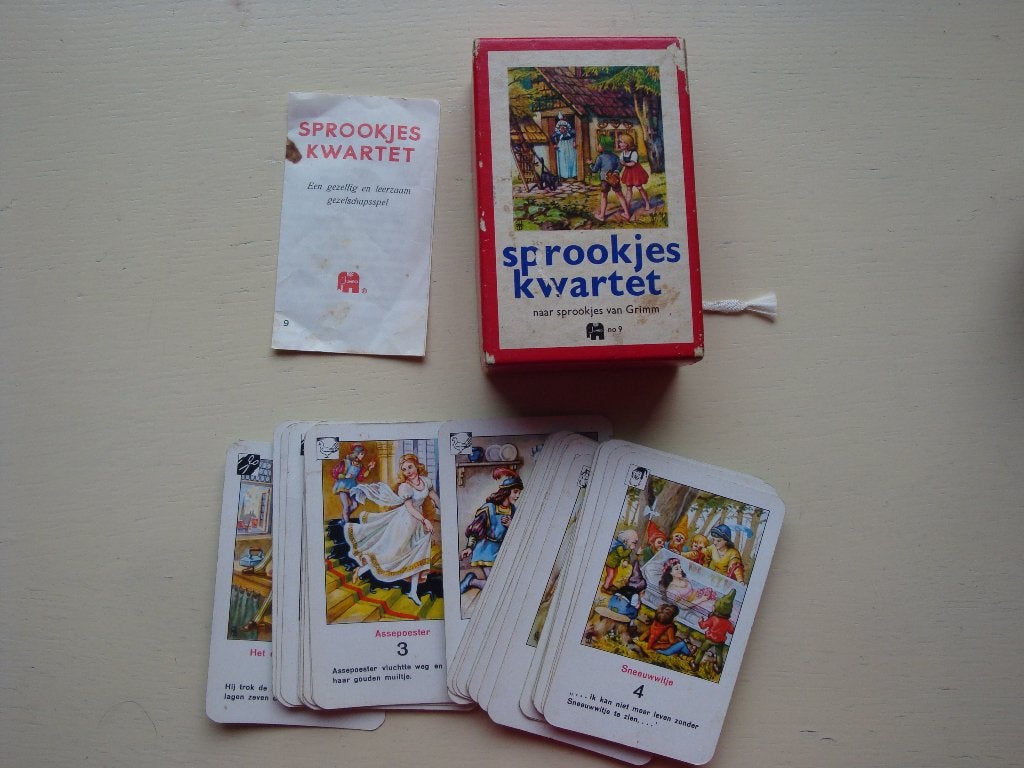 Vintage Jumbo sprookjeskwartet mooie afbeeldingen kwartet, Verzamelen, Ophalen of Verzenden, Gebruikt, Kwartet(ten)