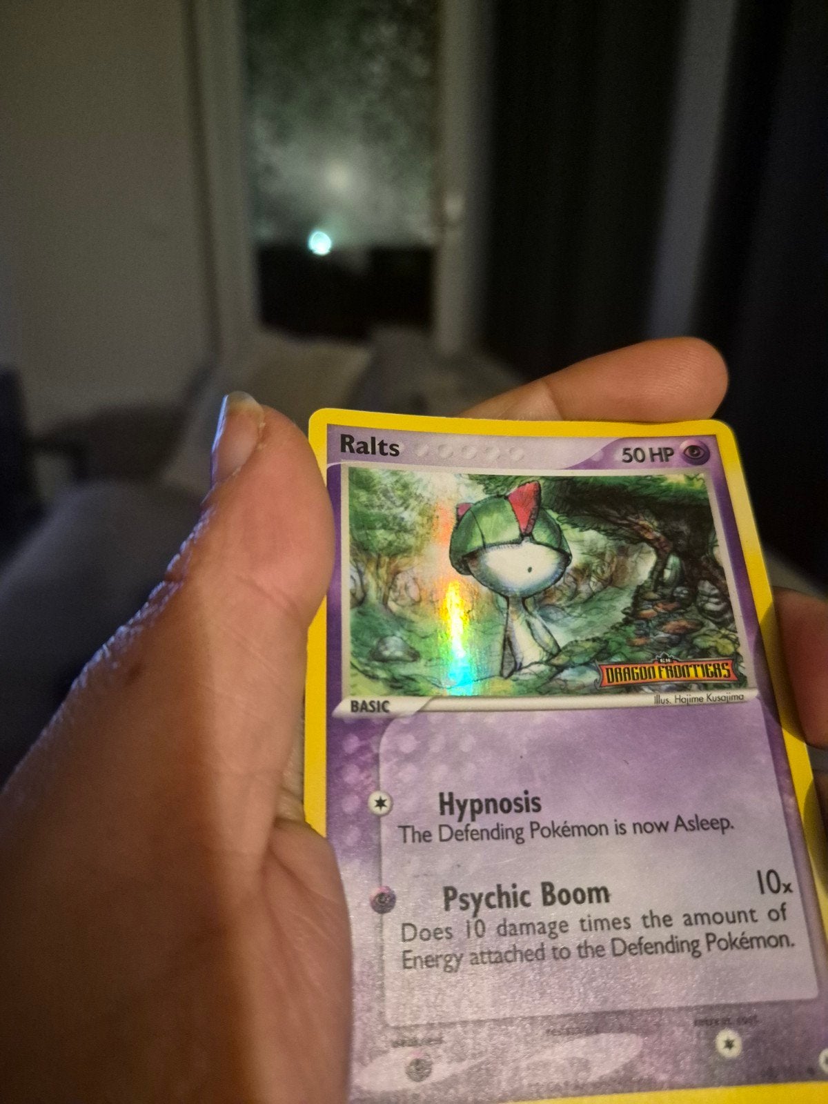 Pokémon Kaart Ralts (Foil) - Dragon Frontiers, Ophalen of Verzenden, Zo goed als nieuw, Losse kaart, Foil