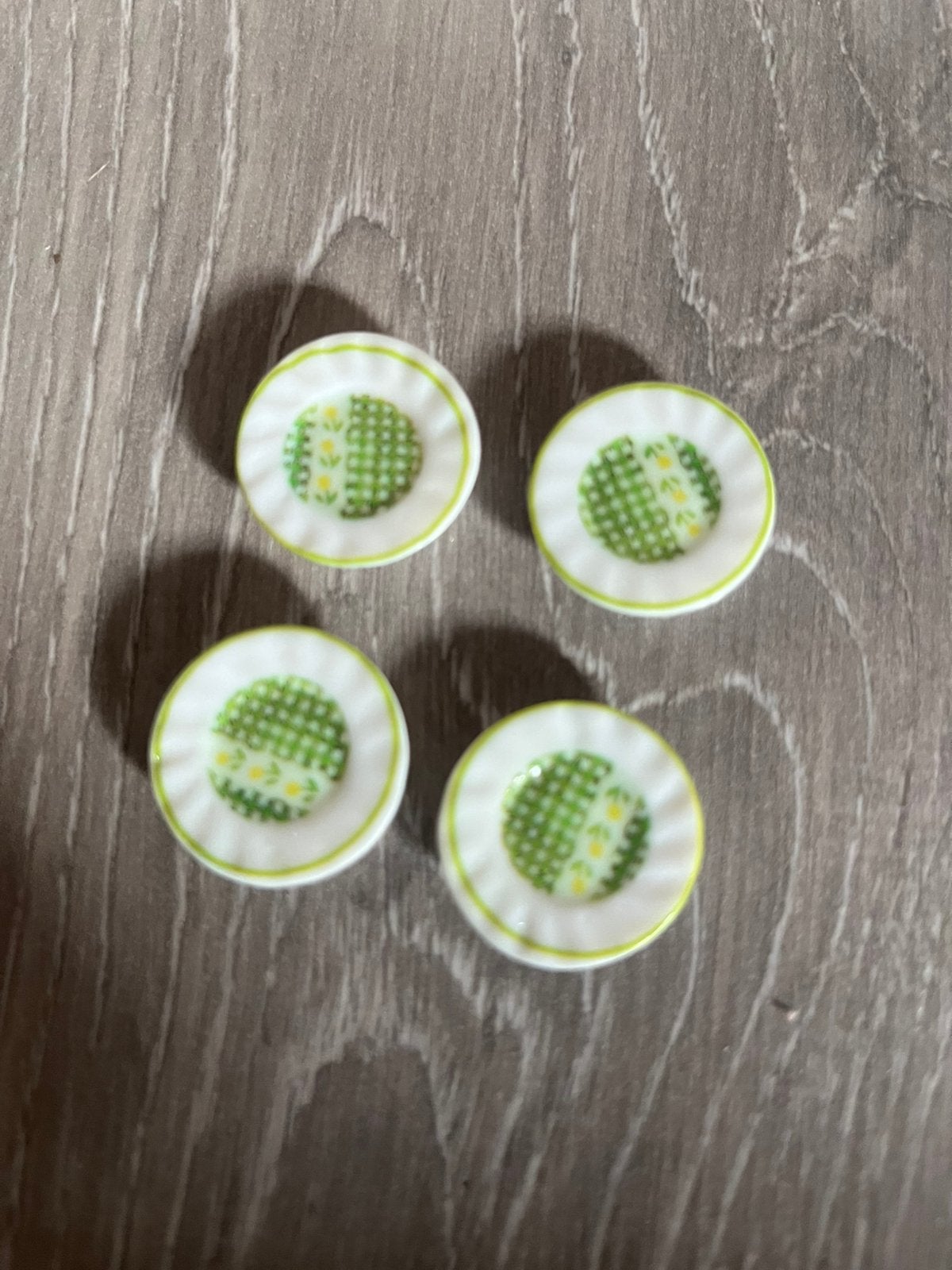 4 gebaksbordjes poppenhuis inclusief verzendkosten, Ophalen, Nieuw, Poppenhuis