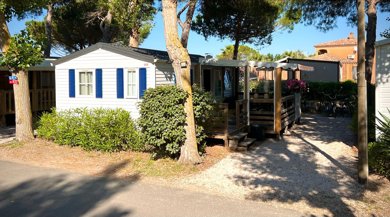 Te huur: Stacaravan/Mobilhome, Zuid Frankrijk direct aan zee