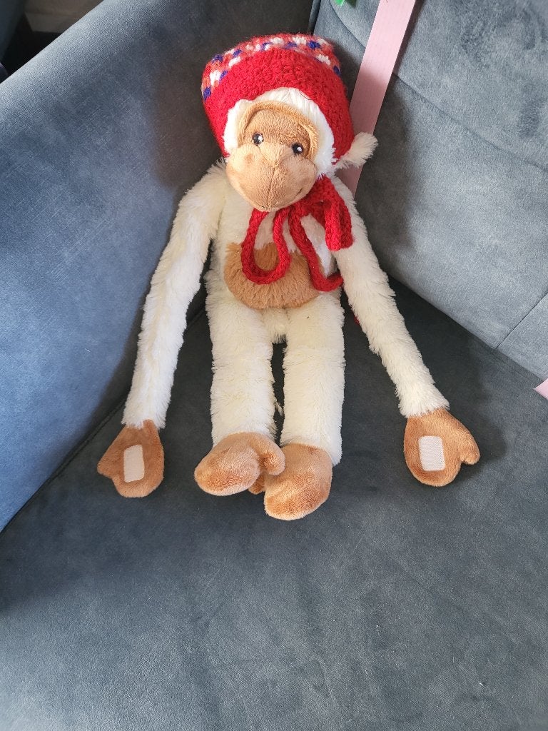 Knuffelaap, Overige karakters, Ophalen of Verzenden, Zo goed als nieuw, Middelgroot (20 tot 80 cm)