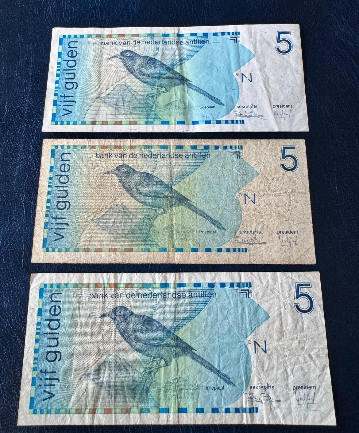 5 gulden nederlandse antillen 1986, Postzegels en Munten, Bankbiljetten | Nederland, Ophalen of Verzenden, 5 gulden
