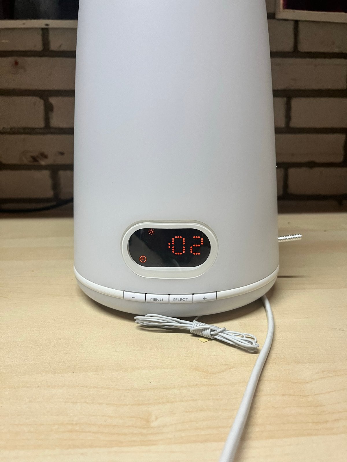 Philips Wake-up Light HF3500/01 - Wekker met licht en geluid, Ophalen of Verzenden, Gebruikt, Digitaal