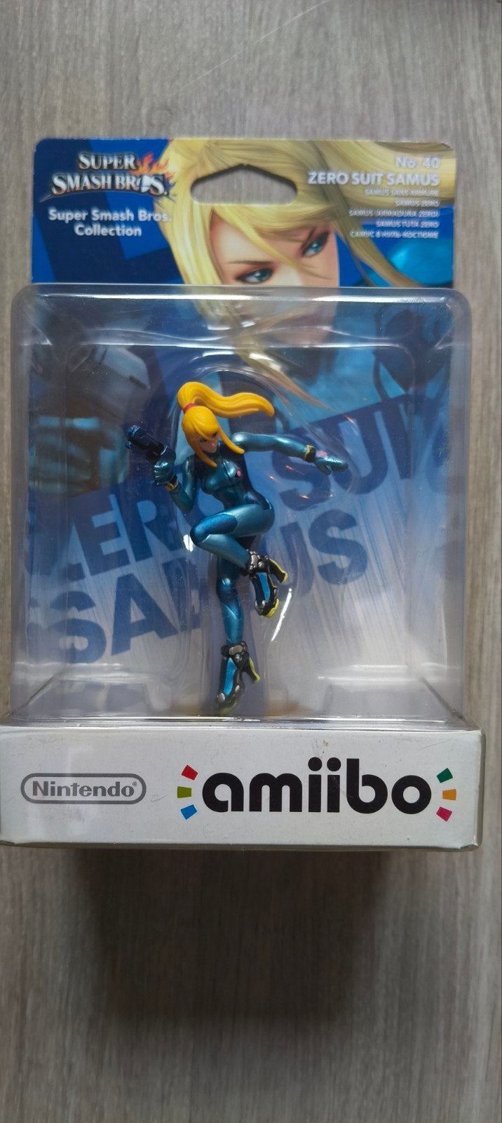 Nintendo amiibo Zero Suit Samus Super Smash Bros. Collection, Nintendo, Nieuw, Overige typen, Nintendo