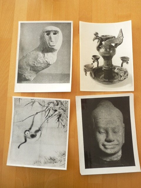 4 foto's Japanse en Chinese objecten, Ophalen of Verzenden, Voor 1940, Gebruikt, Buitenland