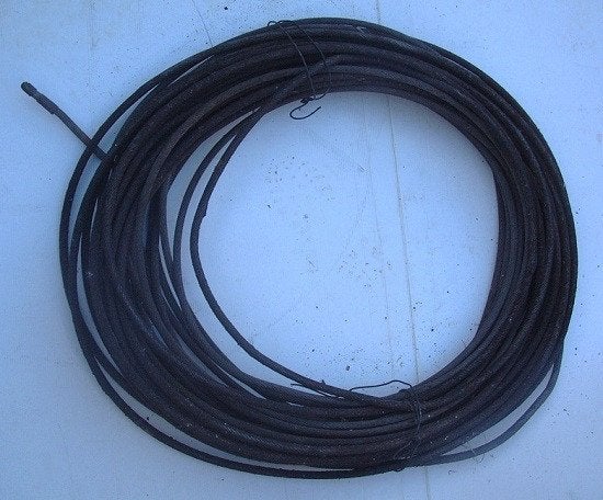 staalkabel Hijskabel 12 mm dik een Lange Lengte, Ophalen, Gebruikt, 250 mm of meer