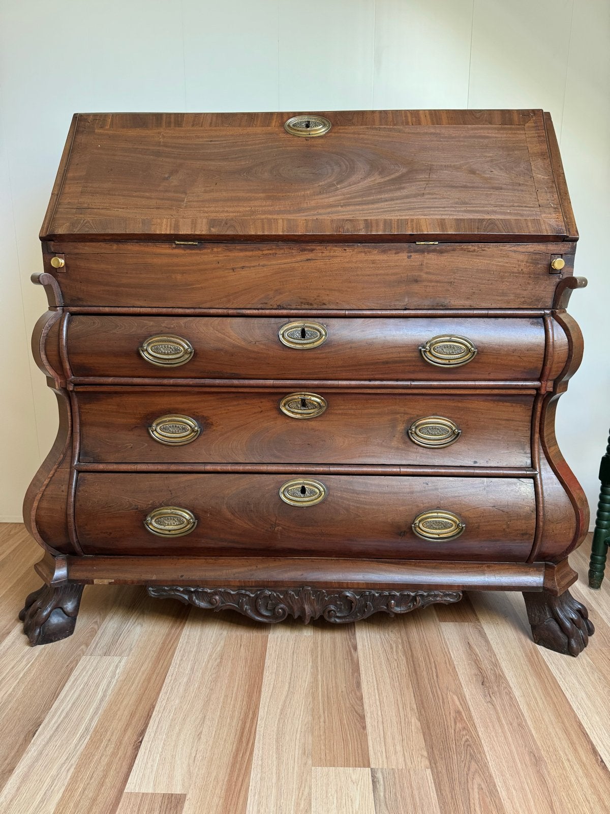 Antiek Biedermeier Secretaire Mahoniehout, Ophalen