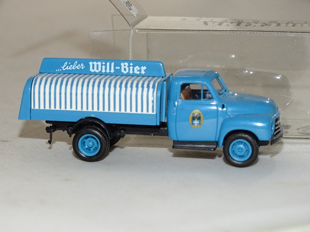 1/87 Brekina Opel Blitz Will-Bier, Ophalen of Verzenden, Nieuw, Bus of Vrachtwagen, Brekina