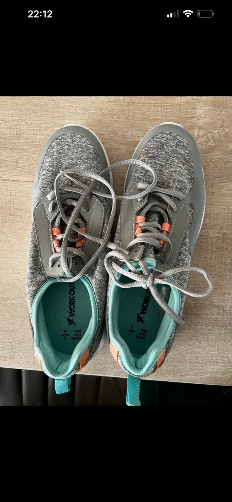 Comfortabele Workout Sneakers - Maat 40/41, Verzenden, Grijs, Sneakers of Gympen, Zo goed als nieuw