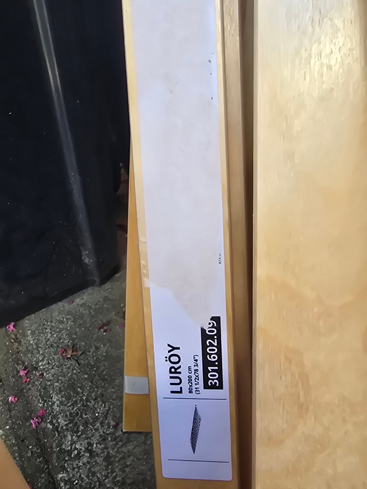 IKEA LURÖY lattenbodem 80x200 cm, Huis en Inrichting, Slaapkamer | Bedden, Ophalen, Nieuw, 80 cm, 200 cm