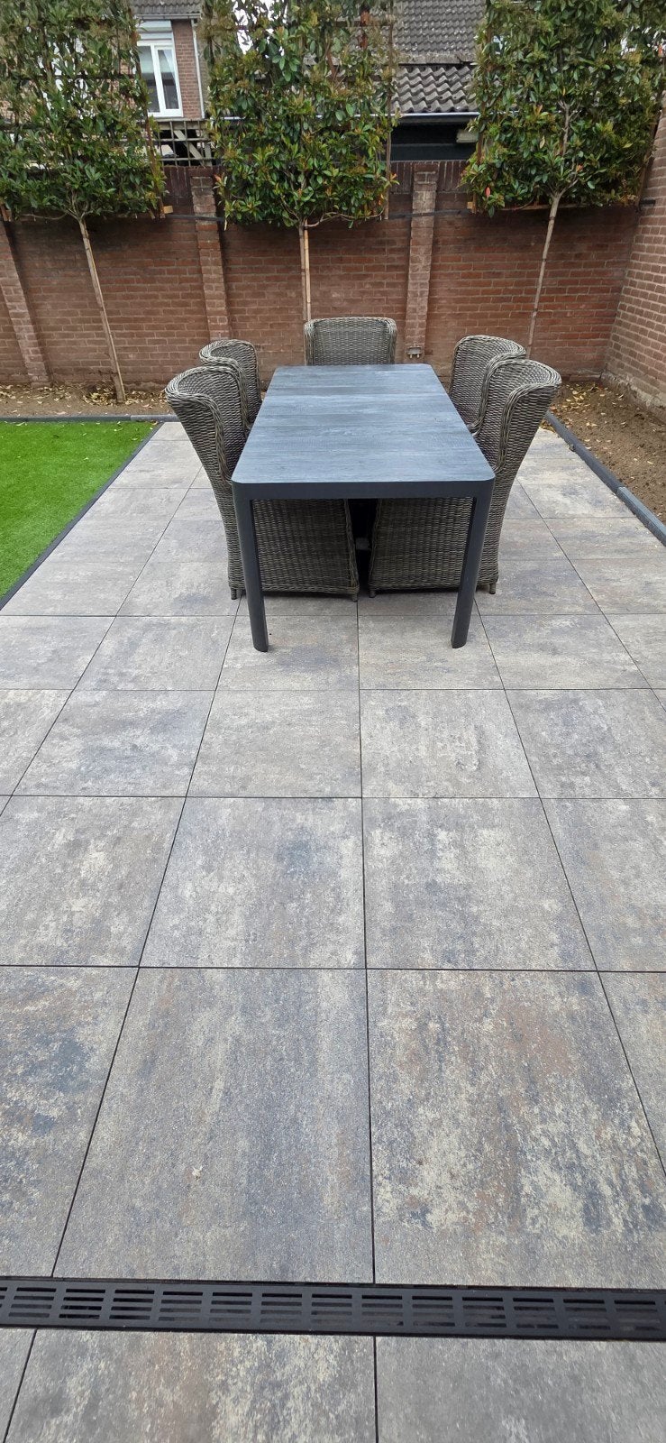 MBI Geocorso Ancona 60x60x4 Betontegel Terrastegel, Ophalen, 60 cm of meer, Nieuw, 10 m² of meer