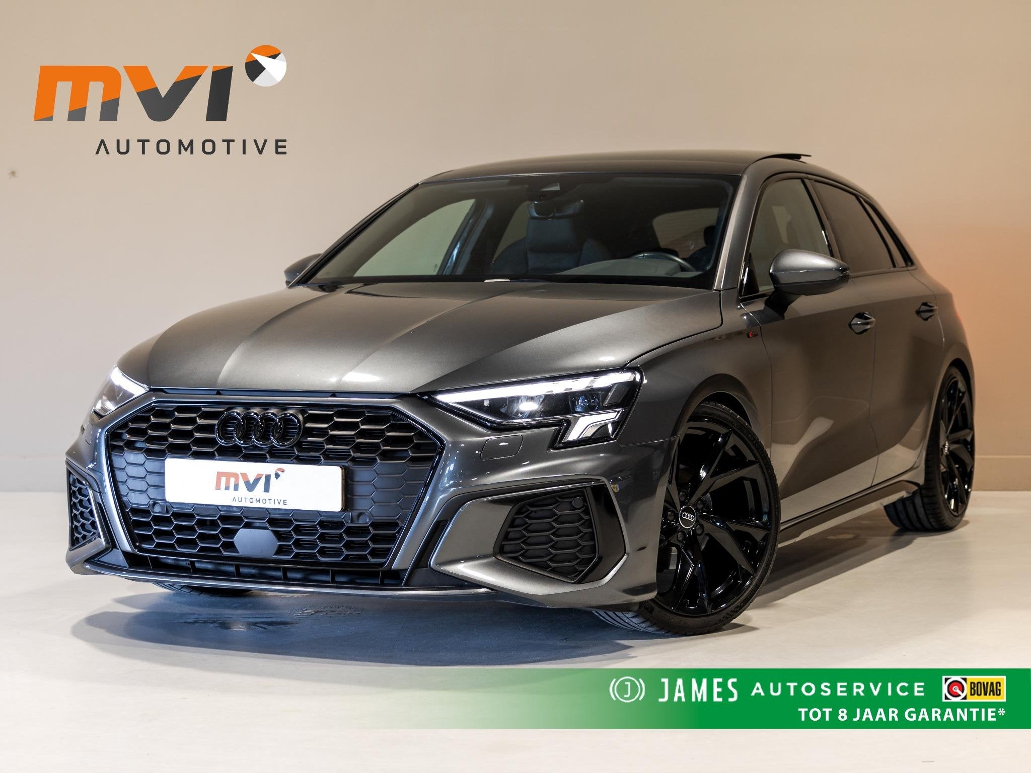 Audi A3 Sportback 35 TFSI S-Line edition / 150pk / NAP / Pan, Auto's, Adaptive Cruise Control, 4 cilinders, Leder en Stof, Origineel Nederlands
