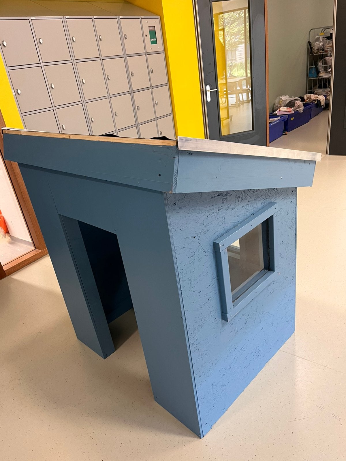 Gratis speelhuisje/ kippenhok, Ophalen, Gebruikt, Hout