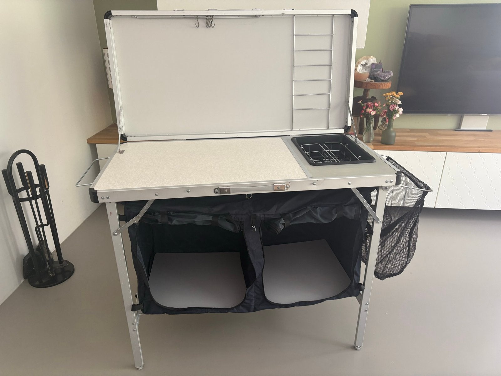 Campingkast met Opbergruimte, Caravans en Kamperen, Kampeeraccessoires, Ophalen, Gebruikt