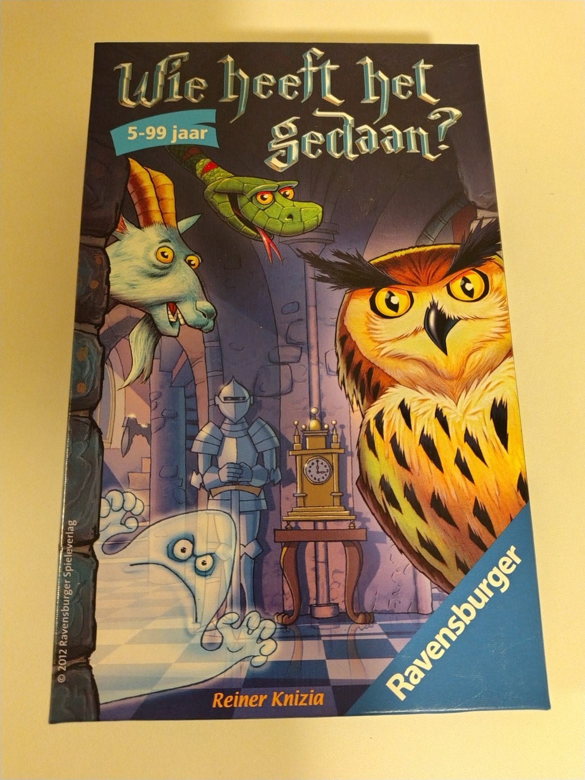 Wie heeft het gedaan? - Ravensburger bordspel, Hobby en Vrije tijd, Drie of vier spelers, Ophalen of Verzenden, Zo goed als nieuw