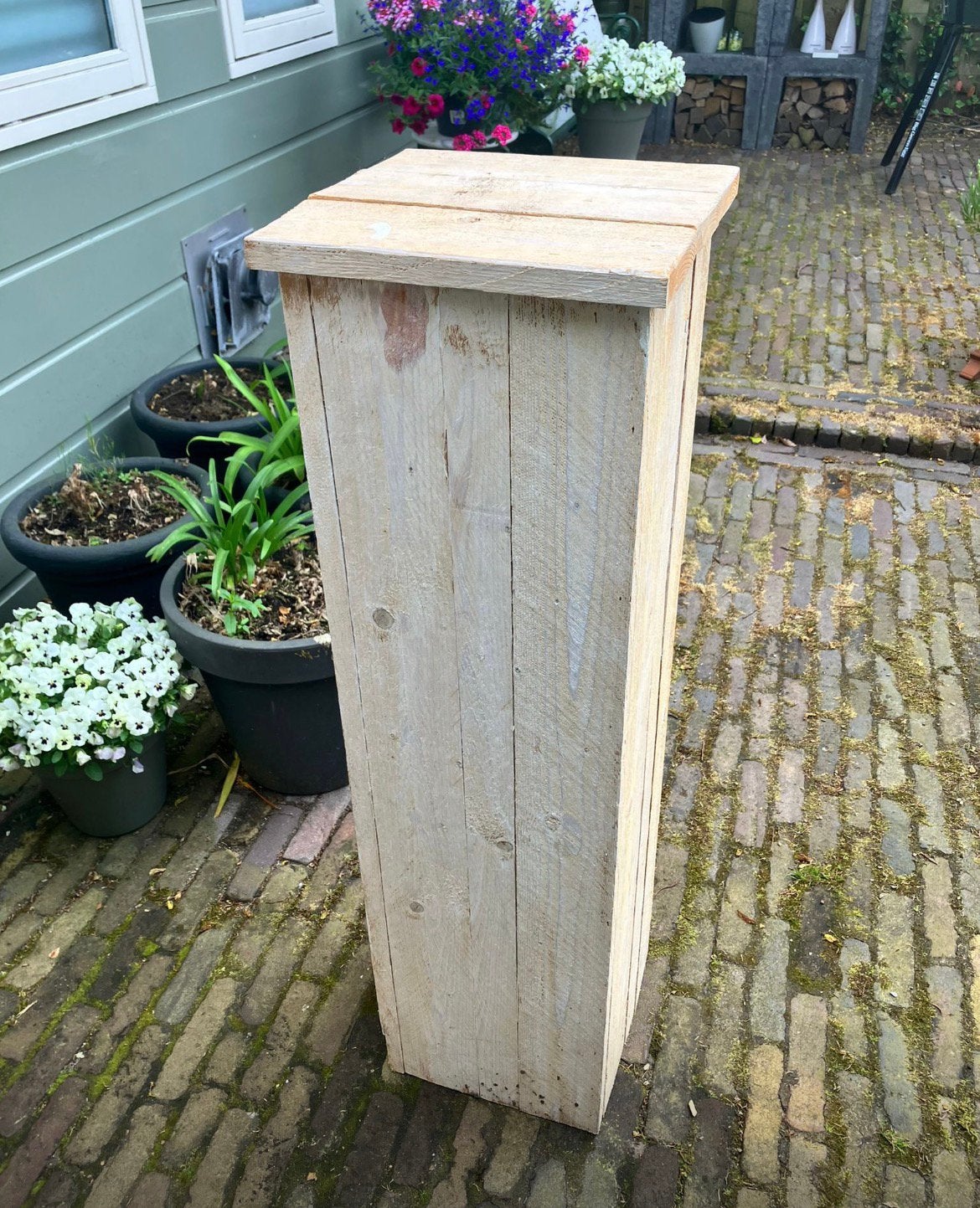 Pilaar hout, Huis en Inrichting, Woonaccessoires | Zuilen en Pilaren, Ophalen, Zo goed als nieuw