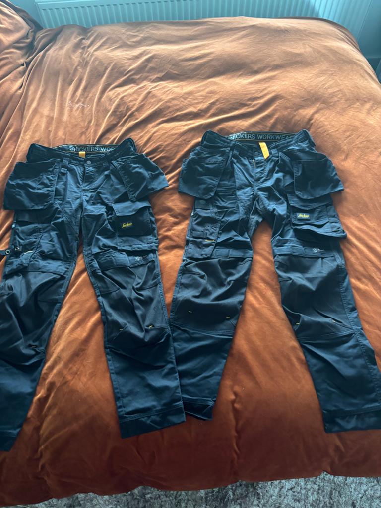 2 Snickers dames werkbroek 6247, maat 40, zo goed als nieuw, Maat 38/40 (M), Zwart, Ophalen of Verzenden, Zo goed als nieuw