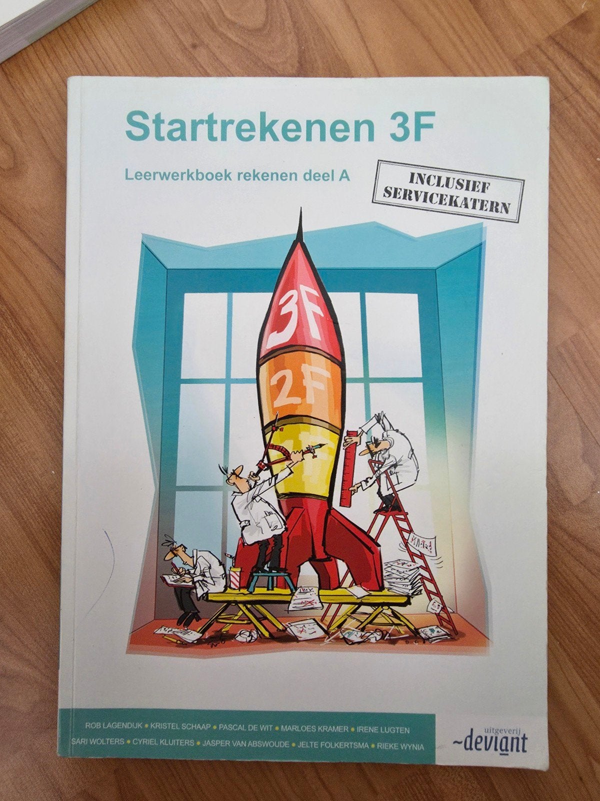 Rob Lagendijk - start rekenen 3F, Rob Lagendijk; Rieke Wynia; Kristel Schaap; Irene Lugten; Mar..., Ophalen of Verzenden, Zo goed als nieuw