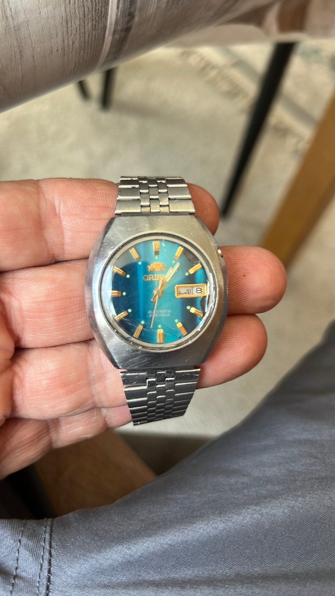 Orient horloge, Ophalen of Verzenden, Staal, Overige merken, 1960 of later