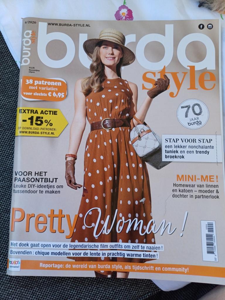 Burda style naaien patronen lente zomer, Ophalen of Verzenden, Zo goed als nieuw, Vrouw, Burda