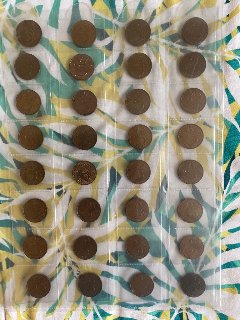 32 Juliana stuivers, Postzegels en Munten, Munten | Nederland, Ophalen of Verzenden, Koningin Juliana, 5 cent, Losse munt