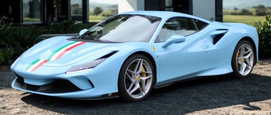 Ferrari F8 Tributo Azzurro 1:18 P18171V BBR PRE-ORDER