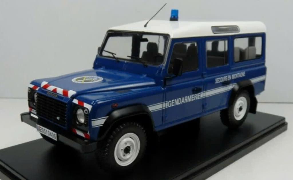 Land Rover Defender 110 PGM 2005 GENDARMERIE TEST 1/24, Verzenden, Nieuw, Auto, Overige merken