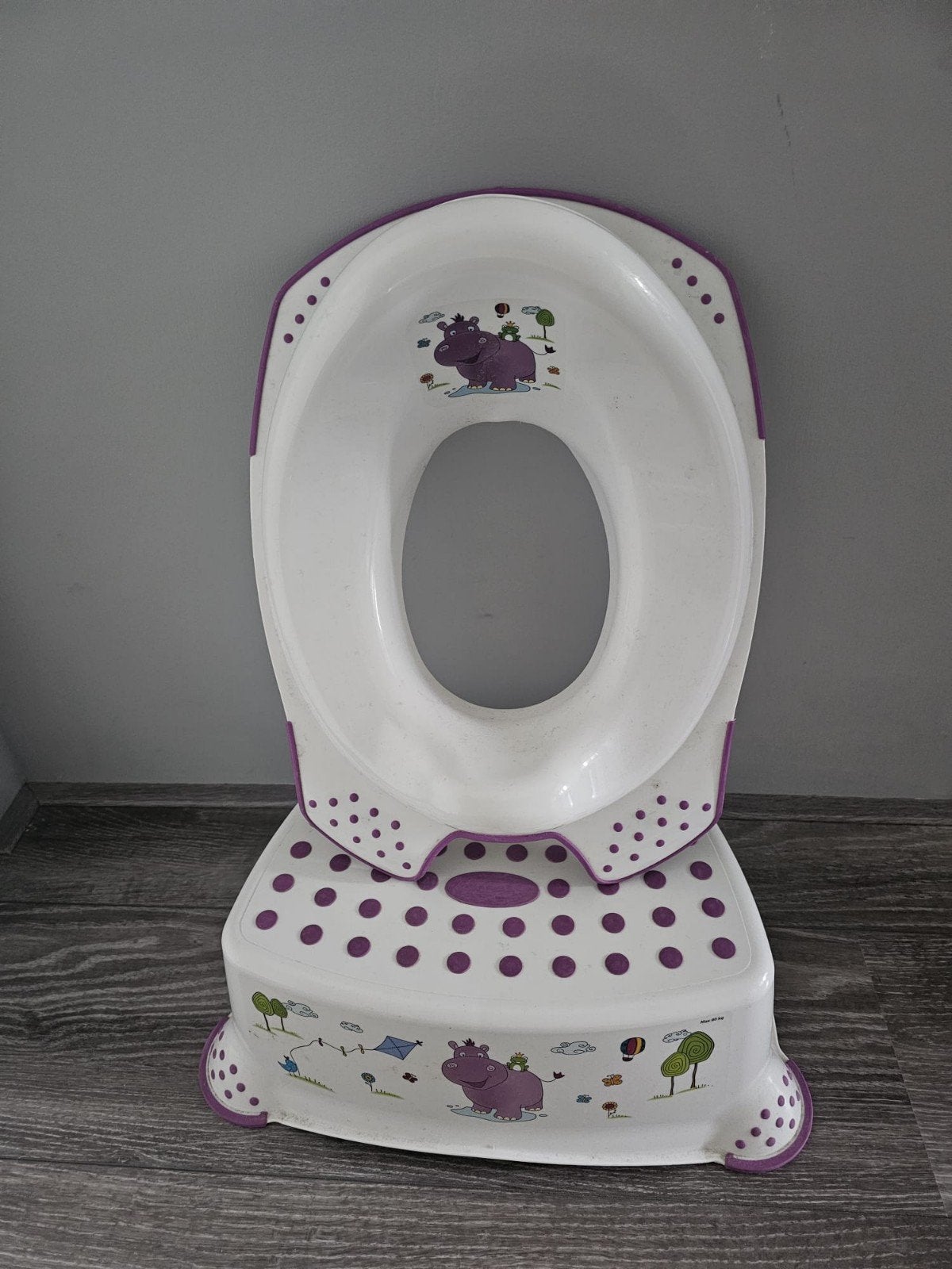 Wc bril verkleiner & opstapje, Ophalen, Zo goed als nieuw