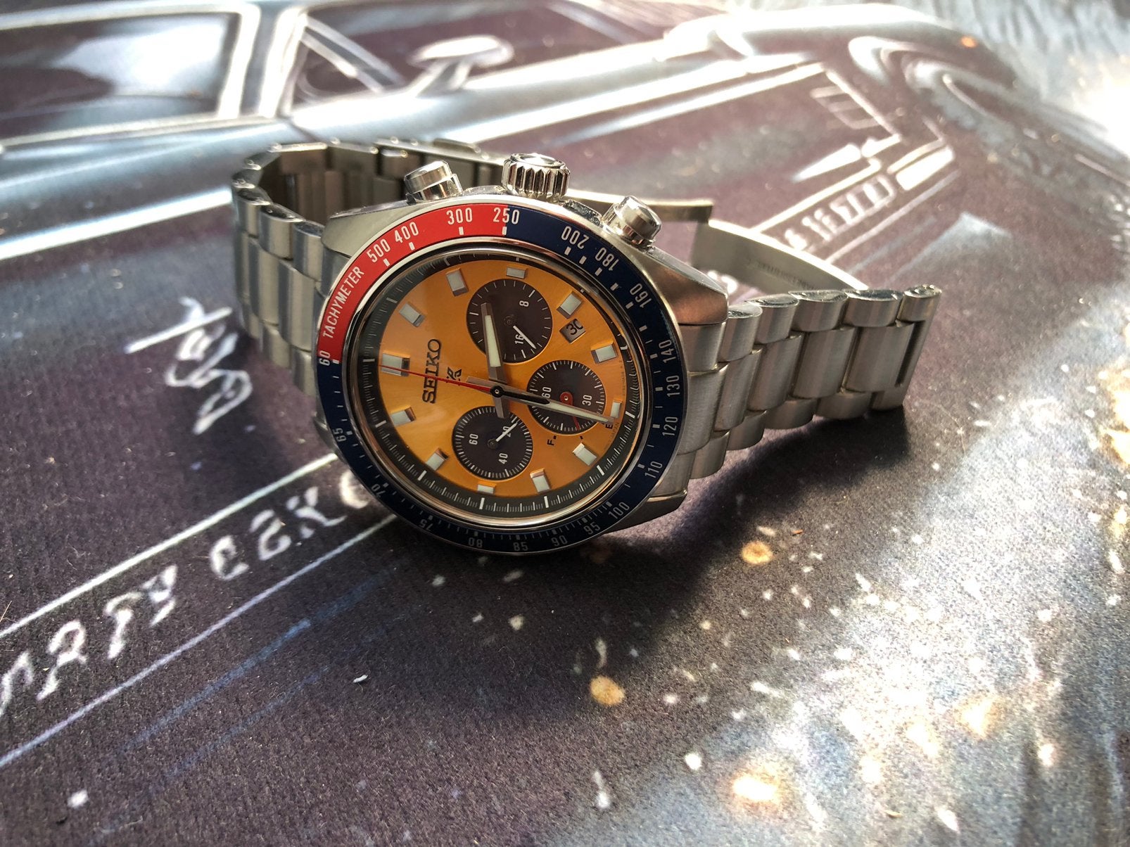 Seiko Prospex Speedtimer ‘Pogue’ SSC947P1, Sieraden, Tassen en Uiterlijk, Horloges | Heren, Gebruikt, Staal, Polshorloge, Ophalen of Verzenden