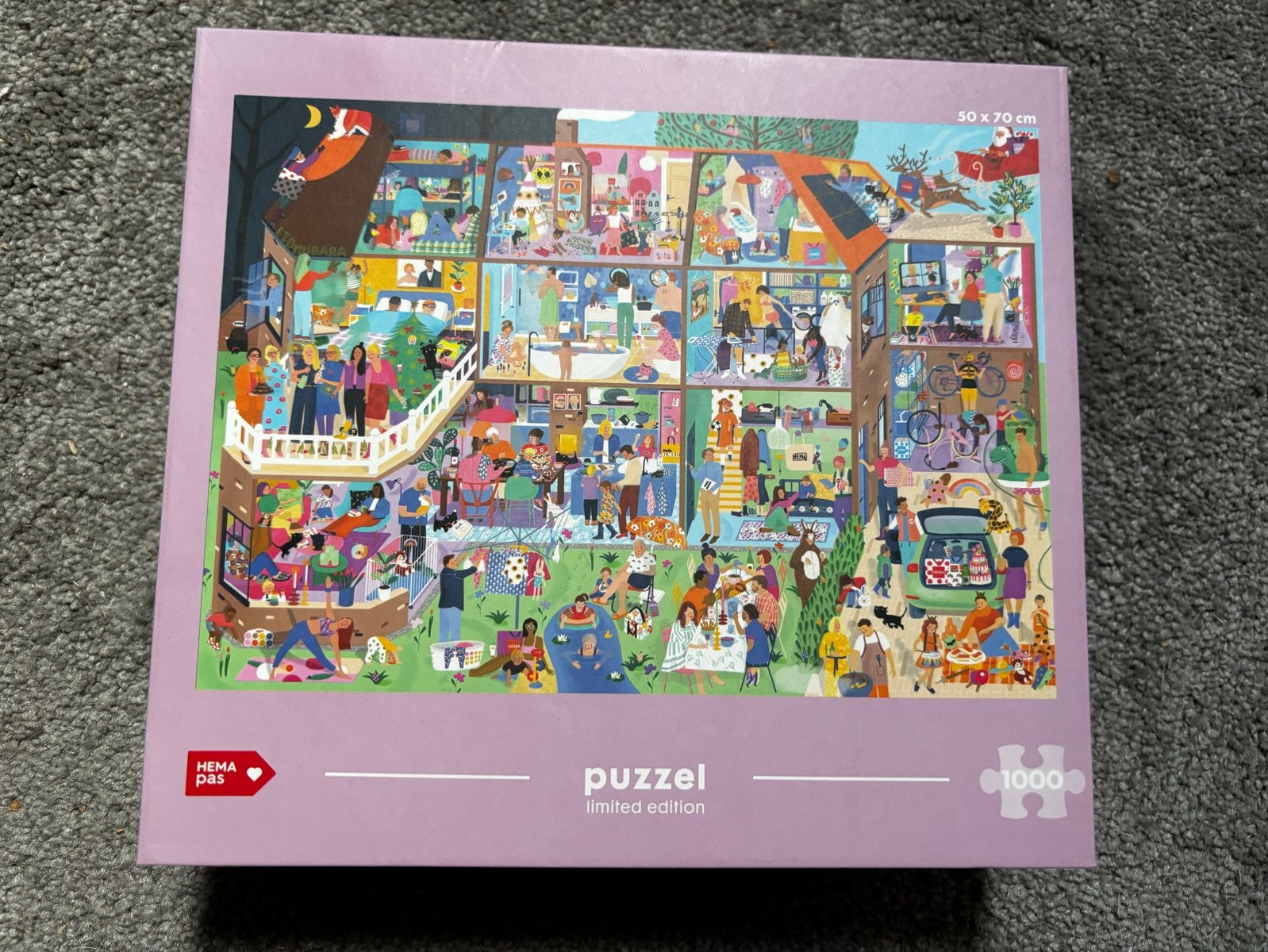 Hema Puzzel Limited Edition 1000 stukjes Nieuw, Hobby en Vrije tijd, Denksport en Puzzels, Ophalen of Verzenden, 500 t/m 1500 stukjes