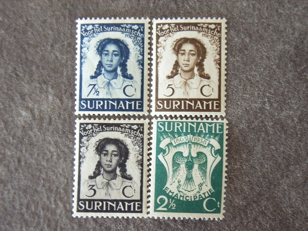 BL  Suriname 183-186, Postzegels en Munten, Ophalen of Verzenden