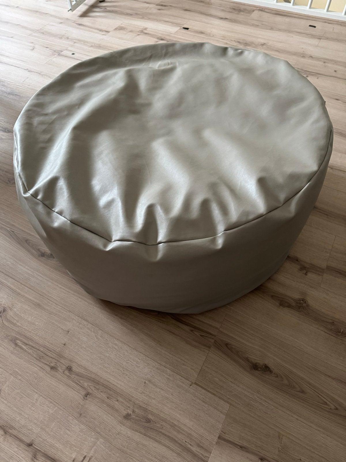 Newborn Beanbag - Soepel Kunstleer - 100x50 cm (leeg), Ophalen of Verzenden, Zo goed als nieuw, Grijs, Kunststof
