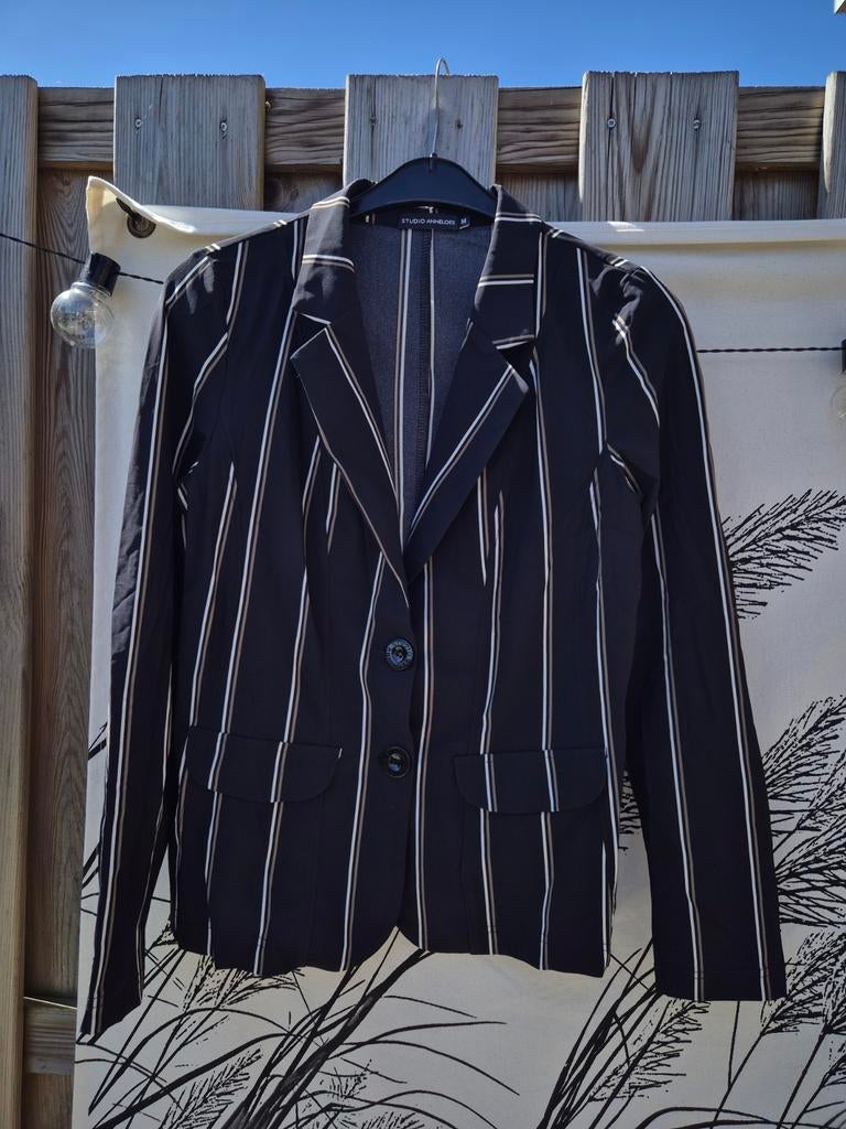 Studio Anneloes Colbert M - Blauw met strepen, Maat 38/40 (M), Studio Anneloes, Blauw, Ophalen of Verzenden