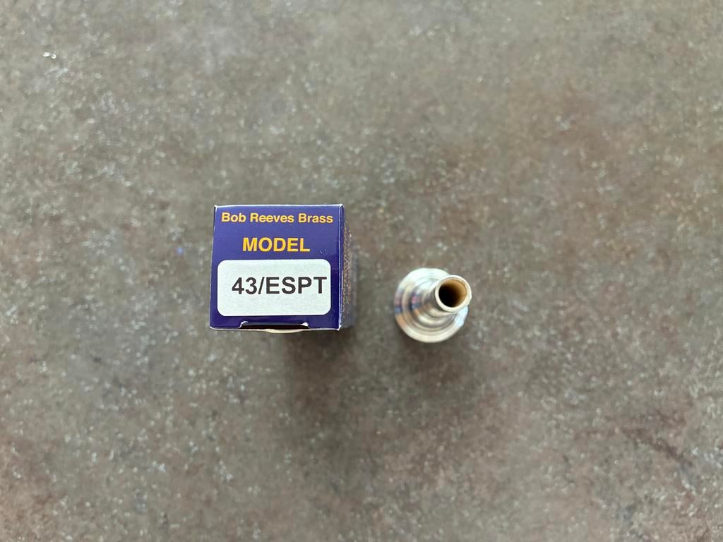 Bob Reeves Piccolo Trompet Mondstuk 43/ESPT, Ophalen of Verzenden, Zo goed als nieuw, Piccolotrompet