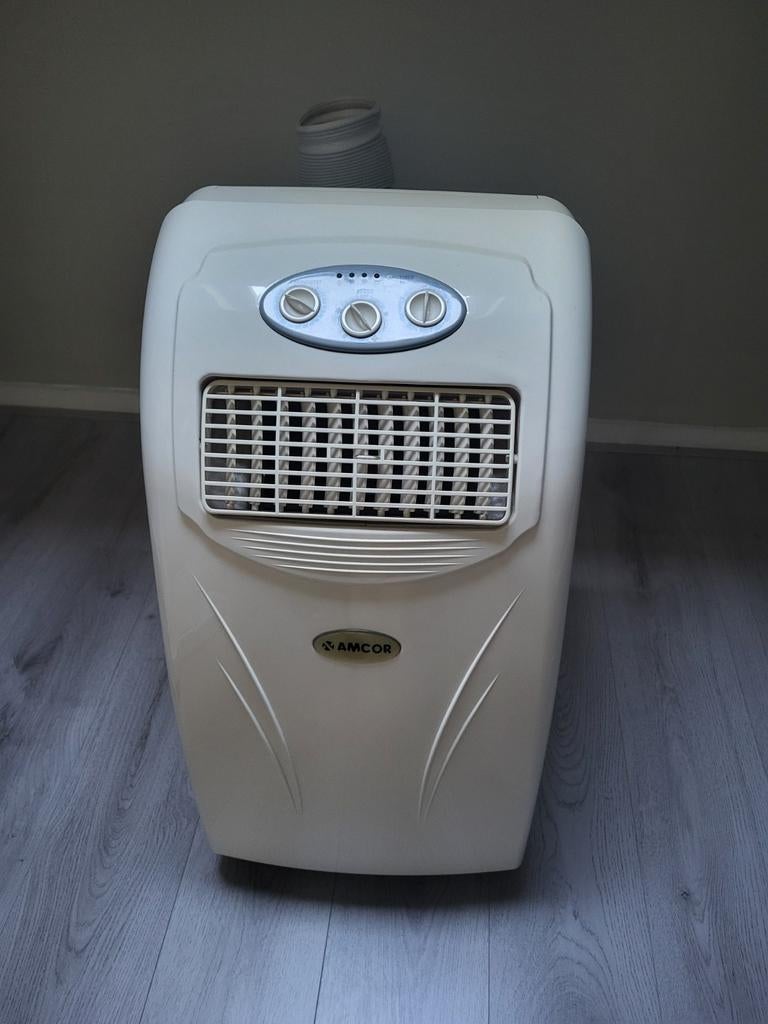 Amcor Mobiele Airco met Boekje - Gebruikt, Witgoed en Apparatuur, Airco's, Ophalen, Gebruikt, Minder dan 60 m³, Timer