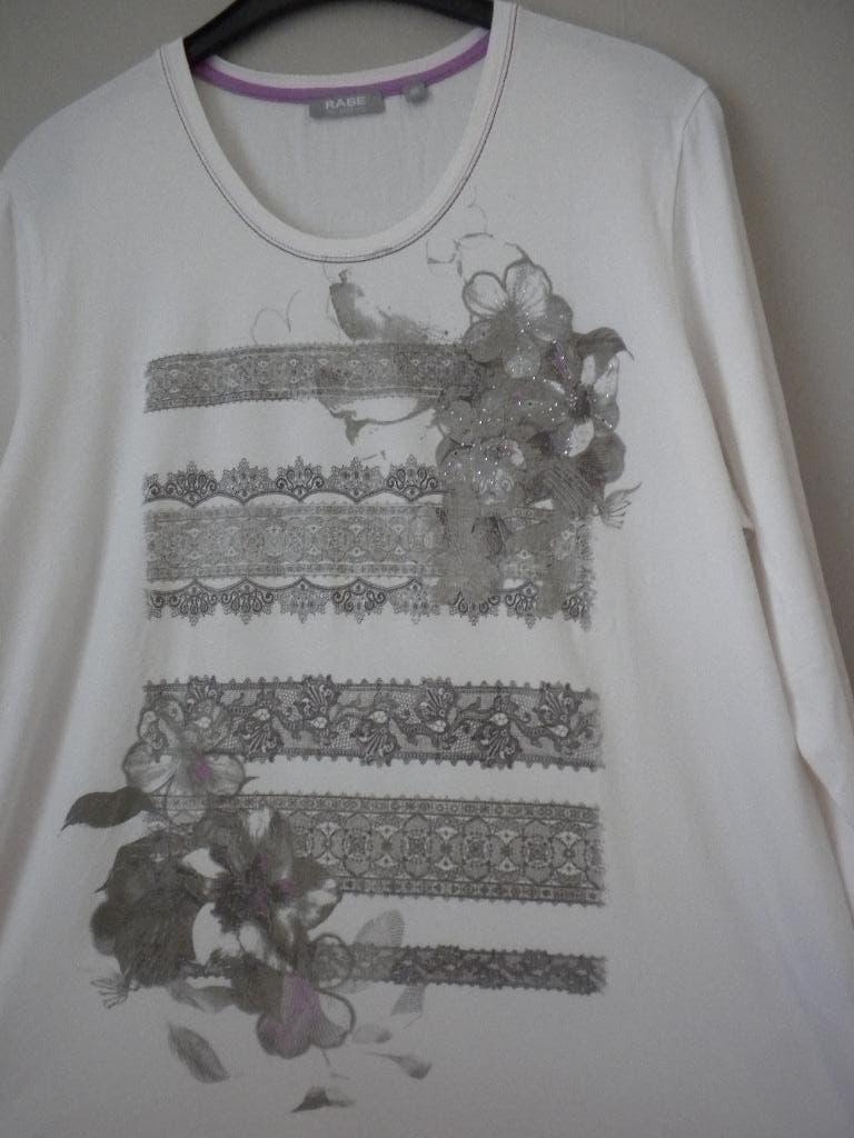 Damesshirt maat 48, Kleding | Dames, Ophalen of Verzenden, Zo goed als nieuw, Wit, Shirt of Top